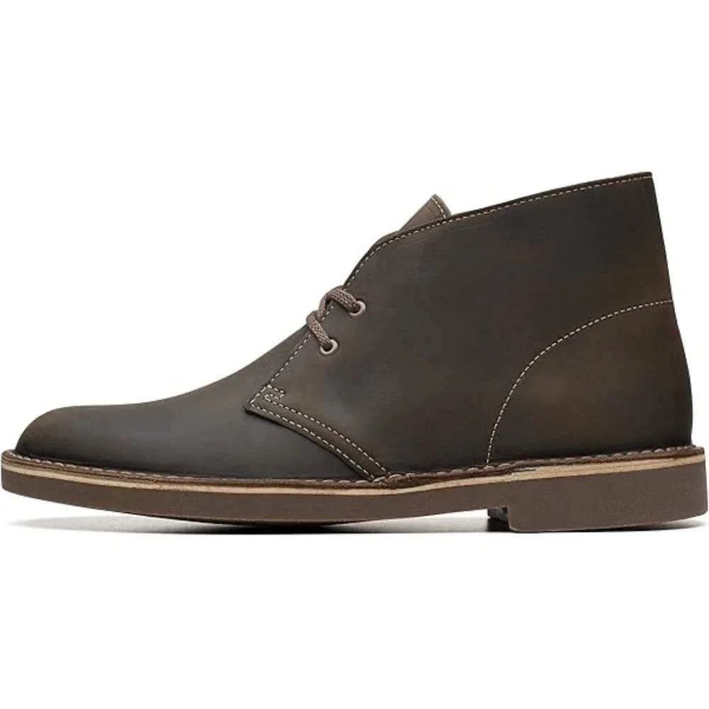 Clarks Men's Bushhacre 3 Chukka‎ Boots Beeswax Leather Size 10W